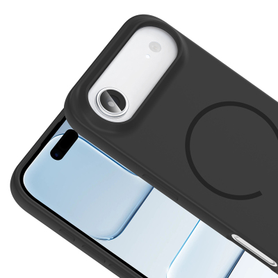 Apple iPhone 17 Air Kılıf M-safe Şarj Özellikli Zore Meta Kapak - 22