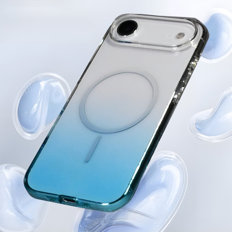 Apple iPhone 17 Air Kılıf M-Safe Şarj Özellikli Zore Septik Silikon Kapak - 23