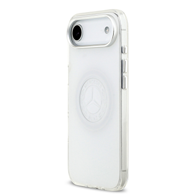 Apple iPhone 17 Air Kılıf Mercedes Benz Orjinal Lisanslı M-safe Şarj Özellikli Buzlu PC Nostaljik Yıldız Dizayn Kapak - 4