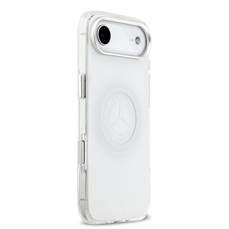 Apple iPhone 17 Air Kılıf Mercedes Benz Orjinal Lisanslı M-safe Şarj Özellikli Buzlu PC Nostaljik Yıldız Dizayn Kapak - 6