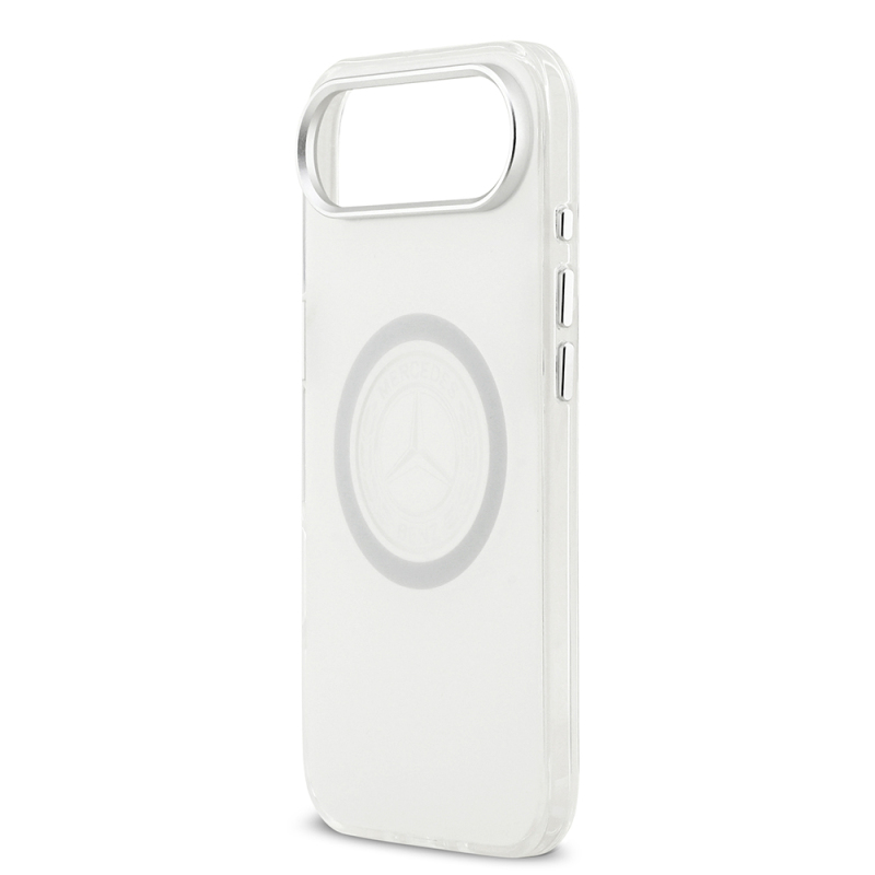 Apple iPhone 17 Air Kılıf Mercedes Benz Orjinal Lisanslı M-safe Şarj Özellikli Buzlu PC Nostaljik Yıldız Dizayn Kapak - 8