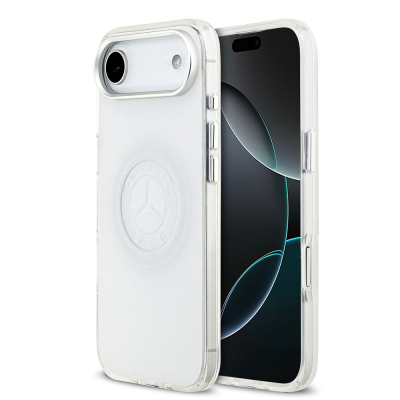 Apple iPhone 17 Air Kılıf Mercedes Benz Orjinal Lisanslı M-safe Şarj Özellikli Buzlu PC Nostaljik Yıldız Dizayn Kapak - 2