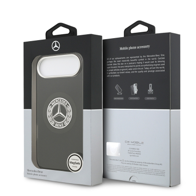 Apple iPhone 17 Air Kılıf Mercedes Benz Orjinal Lisanslı M-safe Şarj Özellikli Çift Katmanlı PC Nostaljik Yıldız Dizayn Kapak - 10