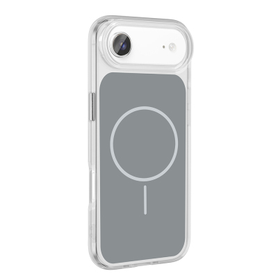 Apple iPhone 17 Air Kılıf Metal Buton Tasarımlı Zore İkonik Sert Silikon Kapak - 8