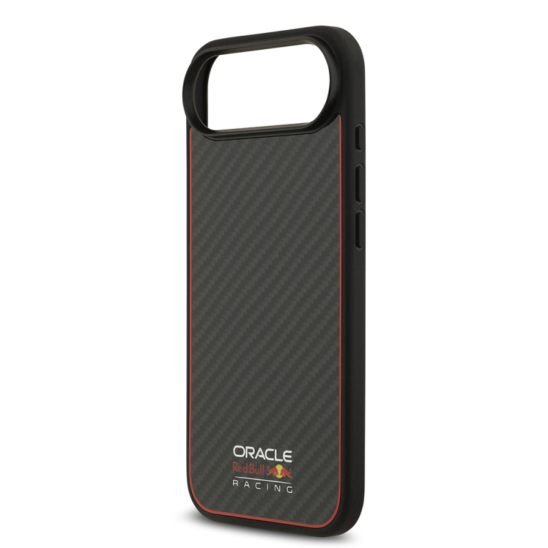 Apple iPhone 17 Air Kılıf Redbull Orjinal Lisanslı M-safe Şarj Özellikli Karbon Fiber Parlayan Logolu Kevlar Kapak - 7