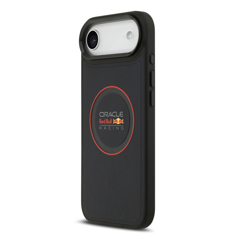 Apple iPhone 17 Air Kılıf Redbull Orjinal Lisanslı M-safe Şarj Özellikli Kırmızı Halka ve Logo Kabartmalı PU Deri Kapak - 4