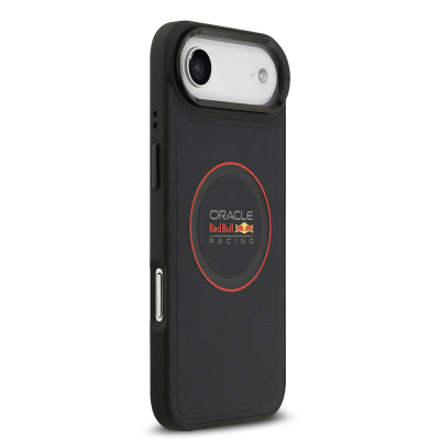 Apple iPhone 17 Air Kılıf Redbull Orjinal Lisanslı M-safe Şarj Özellikli Kırmızı Halka ve Logo Kabartmalı PU Deri Kapak - 6