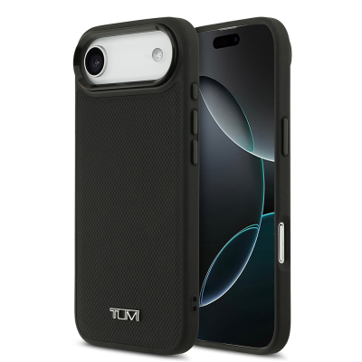 Apple iPhone 17 Air Kılıf TUMI M-safe Şarj Özellikli Deri Noktalı Dizayn Kapak - 1