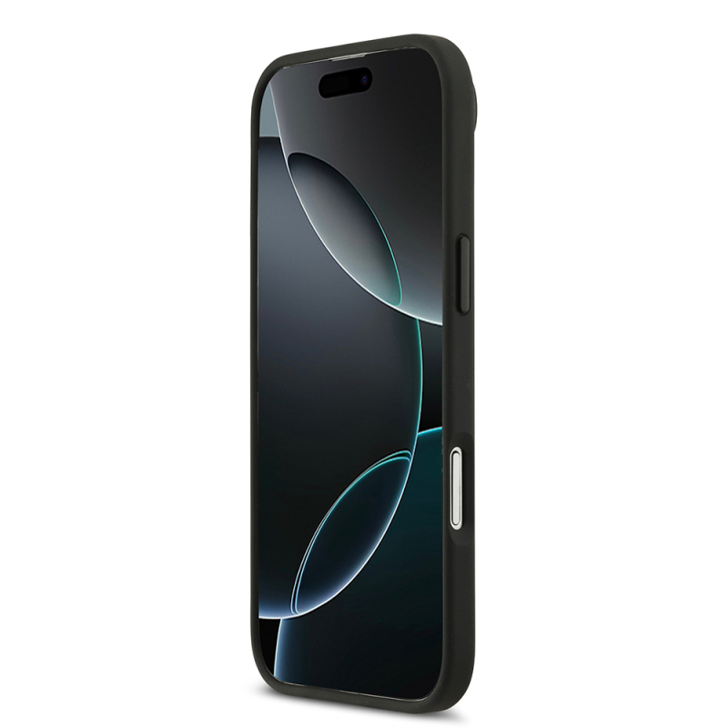 Apple iPhone 17 Air Kılıf TUMI M-safe Şarj Özellikli Deri Noktalı Dizayn Kapak - 6