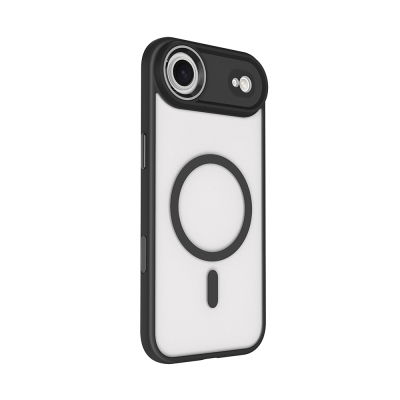 Apple iPhone 17 Air Kılıf Wireless Şarj Özellikli Zore Krom M-safe Silikon Kapak - 8