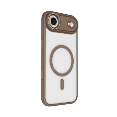 Apple iPhone 17 Air Kılıf Wireless Şarj Özellikli Zore Krom M-safe Silikon Kapak - 10