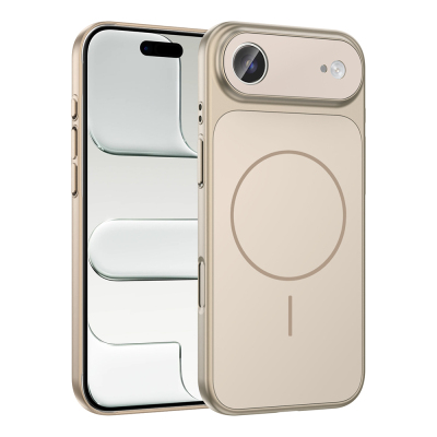 Apple iPhone 17 Air Kılıf Zore M-Safe Şarj Özellikli Kamera Korumalı Formen Kapak - 4