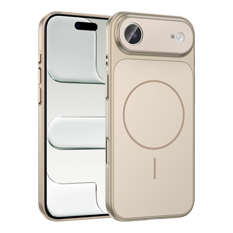 Apple iPhone 17 Air Kılıf Zore M-Safe Şarj Özellikli Kamera Korumalı Formen Kapak - 4