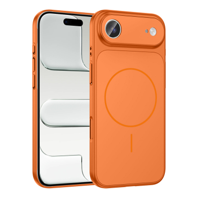 Apple iPhone 17 Air Kılıf Zore M-Safe Şarj Özellikli Kamera Korumalı Formen Kapak - 7