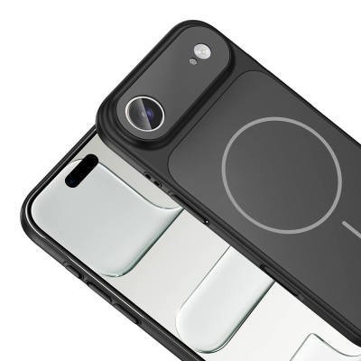 Apple iPhone 17 Air Kılıf Zore M-Safe Şarj Özellikli Kamera Korumalı Formen Kapak - 14