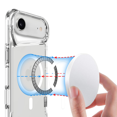 Apple iPhone 17 Air Kılıf Zore M-safe Şarj Özellikli T-Max M-safe Kapak - 9