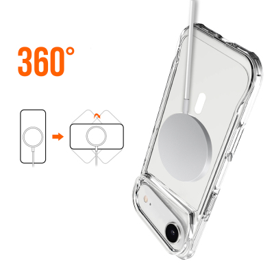 Apple iPhone 17 Air Kılıf Zore M-safe Şarj Özellikli T-Max M-safe Kapak - 10