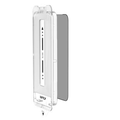 Apple iPhone 17 Air Raptic Air Glass 2.5D Privacy Hayalet Ekran Koruyucu 2 Adet + Kolay Uygulama Aparatlı - 3