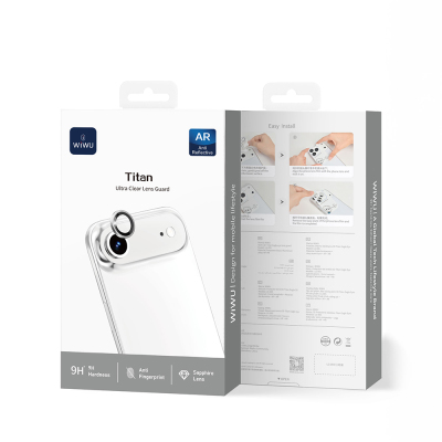 Apple iPhone 17 Air Wiwu LG-005 Falcon Anti-Reflective Scratch Resistant Sapphire Camera Lens Protector - 10