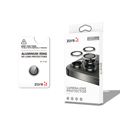 Apple iPhone 17 Air Zore CL-12 Premium Safir Parmak İzi Bırakmayan Anti-Reflective Kamera Lens Koruyucu - 5