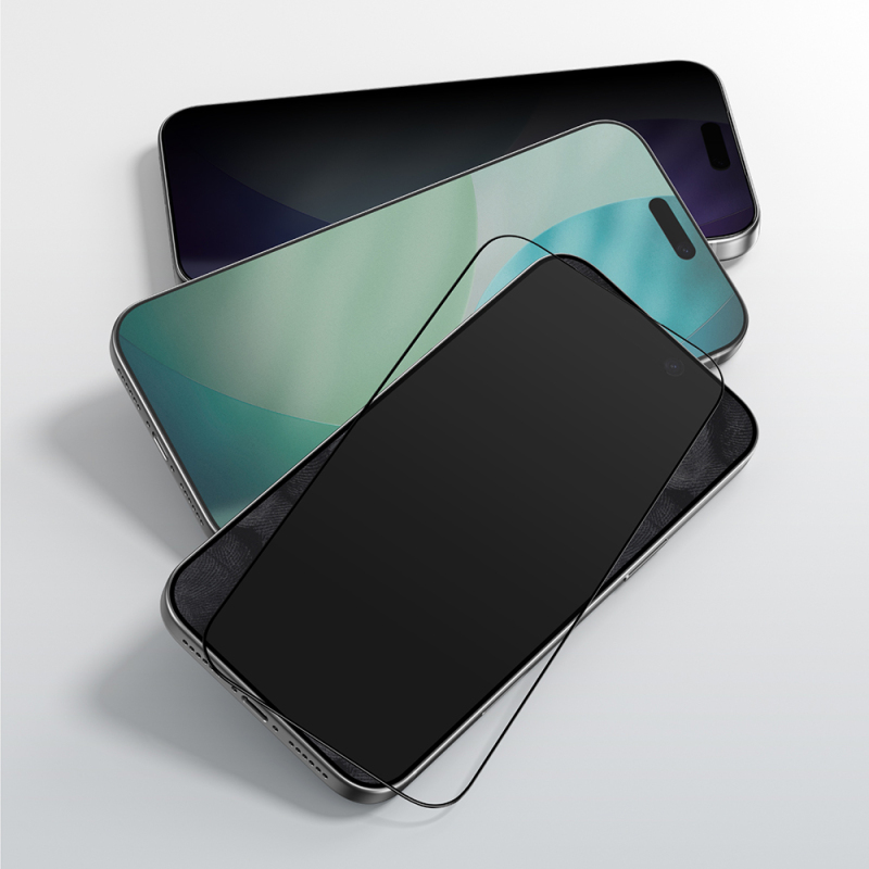 Apple iPhone 17 Amazingthing Radix Parmak İzi Bırakmayan Temperli Cam Ekran Koruyucu - 8