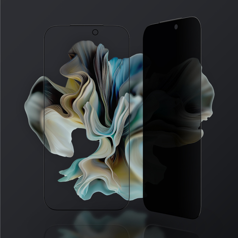 Apple iPhone 17 Amazingthing Titan Privacy Anti-Fingerprint Tempered Glass Screen Protector - 5