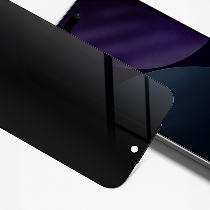 Apple iPhone 17 Amazingthing Titan Privacy Anti-Fingerprint Tempered Glass Screen Protector - 8
