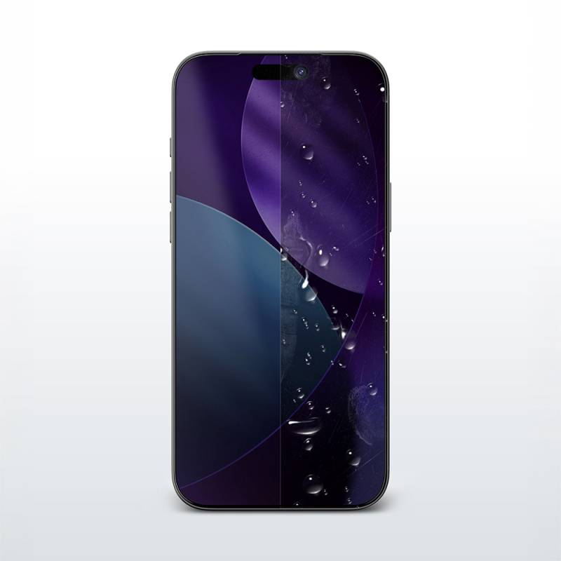 Apple iPhone 17 Amazingthing Titan Privacy Parmak İzi Bırakmayan Temperli Cam Ekran Koruyucu - 6