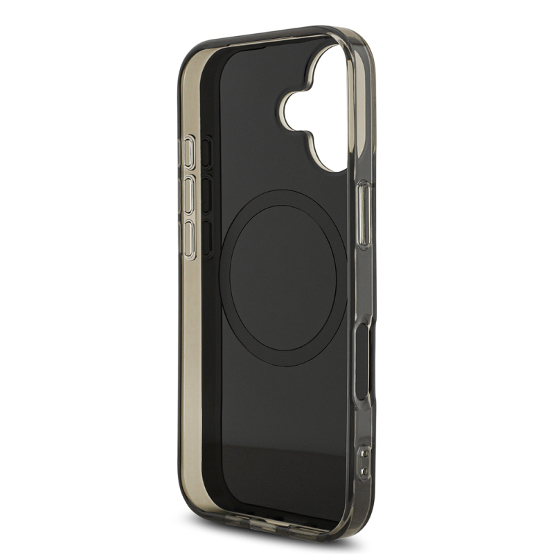 Apple iPhone 17 Case AMG Original Licensed M-Safe Charging Feature IML Print Logo Double Layer Bow Lines Cover - 8