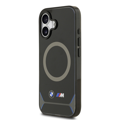 Apple iPhone 17 Case BMW Original Licensed M-safe Charging Feature Metal Button Design IML Printed M Design Cover - 3