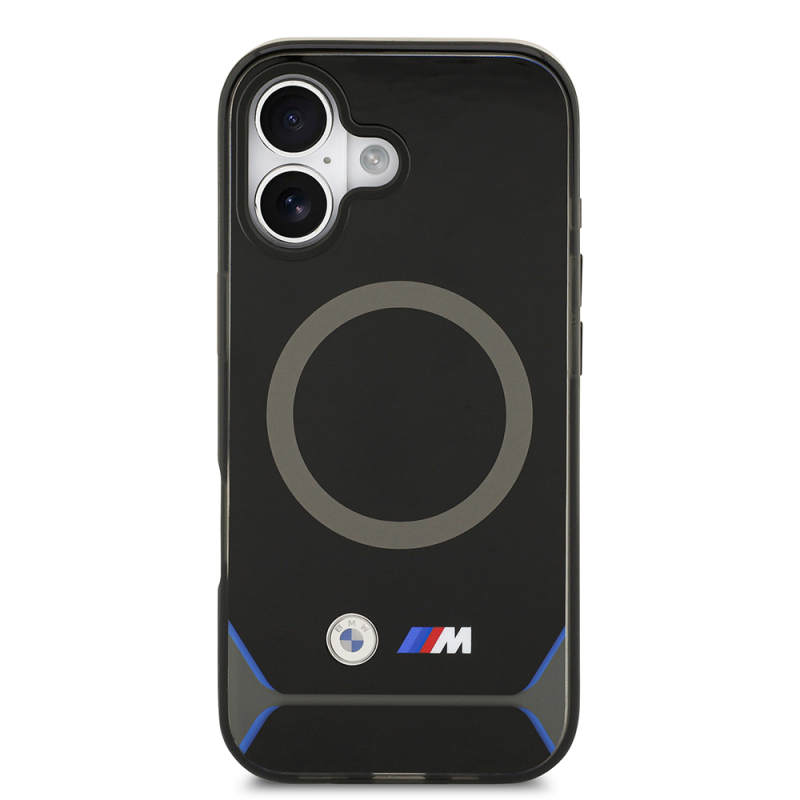 Apple iPhone 17 Case BMW Original Licensed M-safe Charging Feature Metal Button Design IML Printed M Design Cover - 4