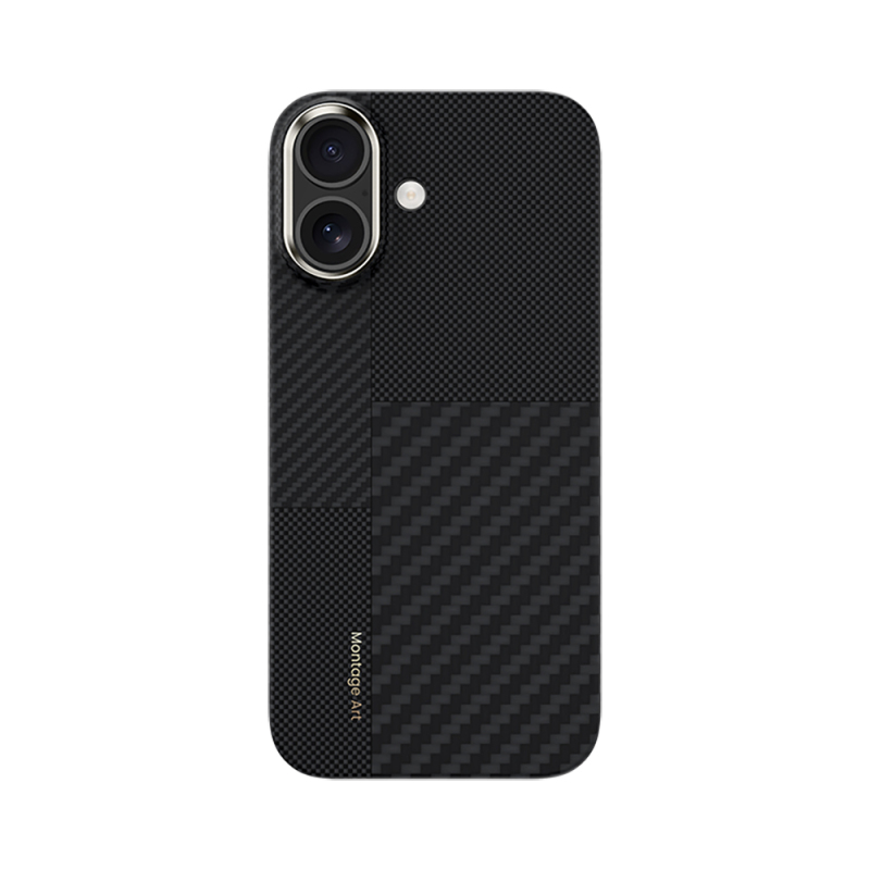 Apple iPhone 17 Case Carbon Fiber Benks Montage ArmorAir Kevlar Cover with M-safe Charging - 1