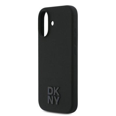 Apple iPhone 17 Case DKNY Original Licensed M-Safe Charging Feature Metal Logo Silicone Cover - 7
