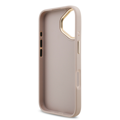 Apple iPhone 17 Case Guess Original Licensed 4G Large Metal Logo Thick Strap Cover - 26