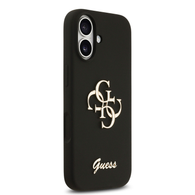 Apple iPhone 17 Case Guess Original Licensed Grained Text Logo Cover - 8