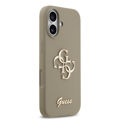 Apple iPhone 17 Case Guess Original Licensed Grained Text Logo Cover - 22
