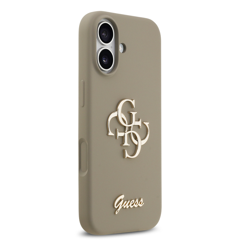 Apple iPhone 17 Case Guess Original Licensed Grained Text Logo Cover - 22