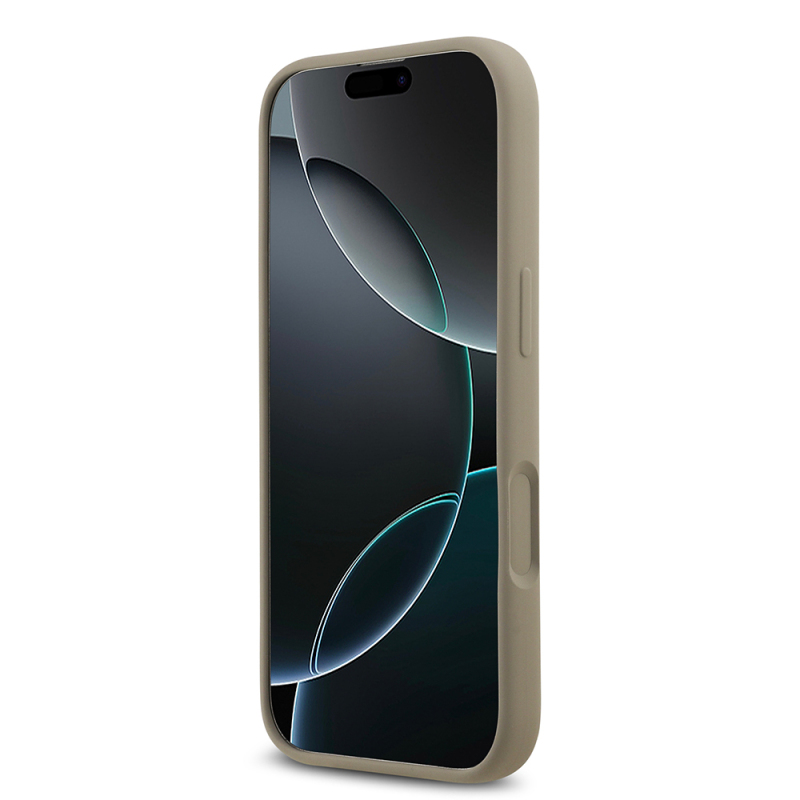 Apple iPhone 17 Case Guess Original Licensed Grained Text Logo Cover - 23