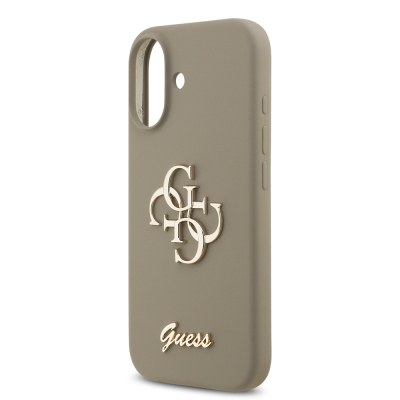 Apple iPhone 17 Case Guess Original Licensed Grained Text Logo Cover - 24
