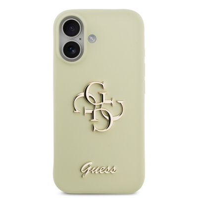 Apple iPhone 17 Case Guess Original Licensed Grained Text Logo Cover - 28