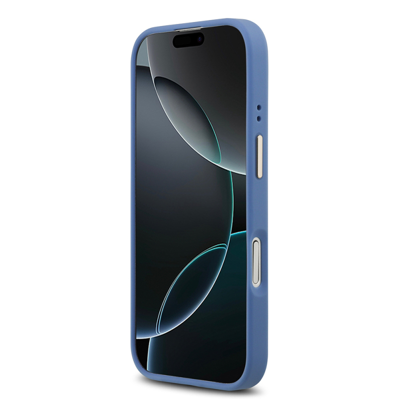 Apple iPhone 17 Case Guess Original Licensed M-safe Charging Feature Gold Metal Camera Frame PU Leather 4G Patterned Text Logo Cover - 23