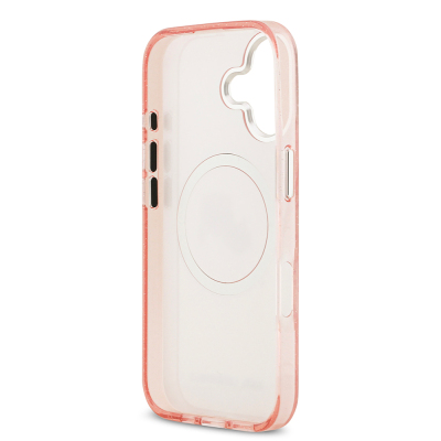 Apple iPhone 17 Case Karl Lagerfeld Original Licensed Glittery Karl & Choupette Heads Cover - 17