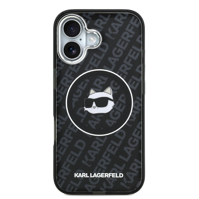 Apple iPhone 17 Case Karl Lagerfeld Original Licensed IML Printed Choupette Heads Cover - 4