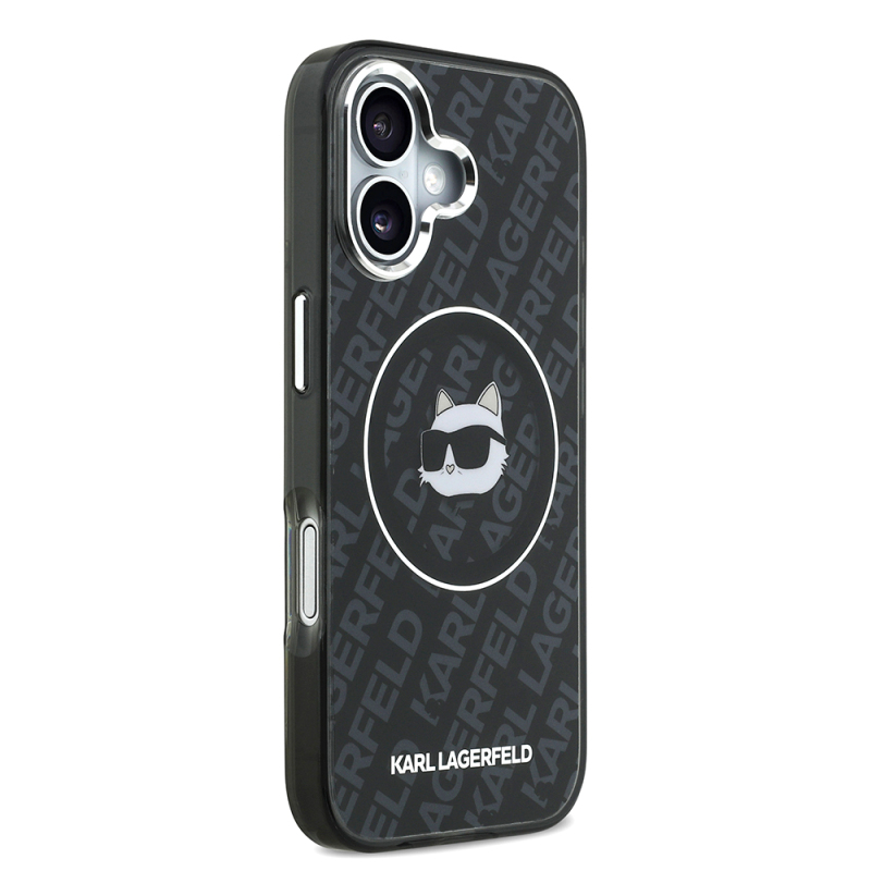 Apple iPhone 17 Case Karl Lagerfeld Original Licensed IML Printed Choupette Heads Cover - 5