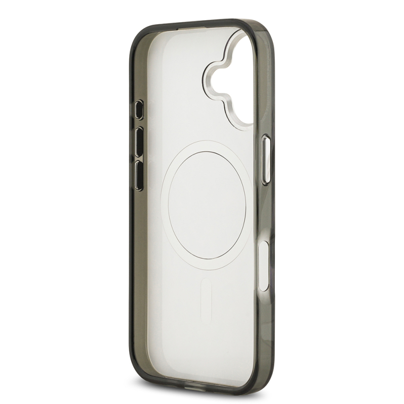 Apple iPhone 17 Case Karl Lagerfeld Original Licensed M-Safe Charging Feature IML Leopard Print Cover - 8