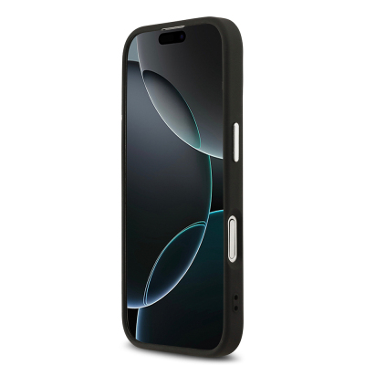 Apple iPhone 17 Case Karl Lagerfeld Original Licensed M-safe Charging Feature Metal Camera and Button Design Paris RSG PU Leather Cover - 6