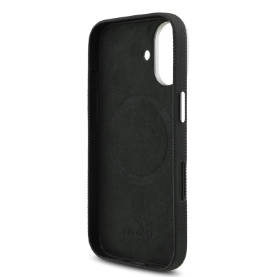 Apple iPhone 17 Case, Lacoste Original Licensed, M-Safe Charging Enabled, PVC Piqué Patterned Back, Iconic Crocodile Weave Logo Cover - 7