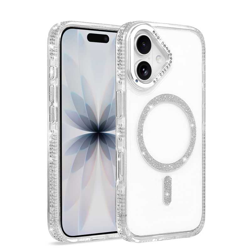Apple iPhone 17 Case M-safe Charging Enabled Zore Tera Silicone Cover - 6