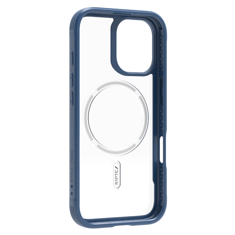 Apple iPhone 17 Case M-Safe Charging Feature Airbag Raptic Shield Series Transparent Back Cover - 6