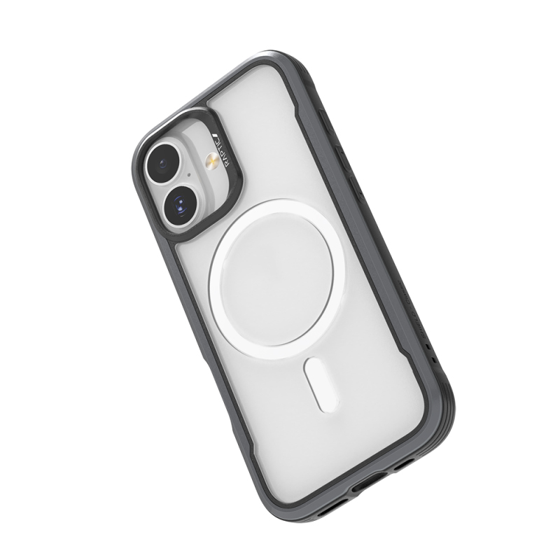 Apple iPhone 17 Case M-Safe Charging Feature Airbag Raptic Shield Series Transparent Back Cover - 9